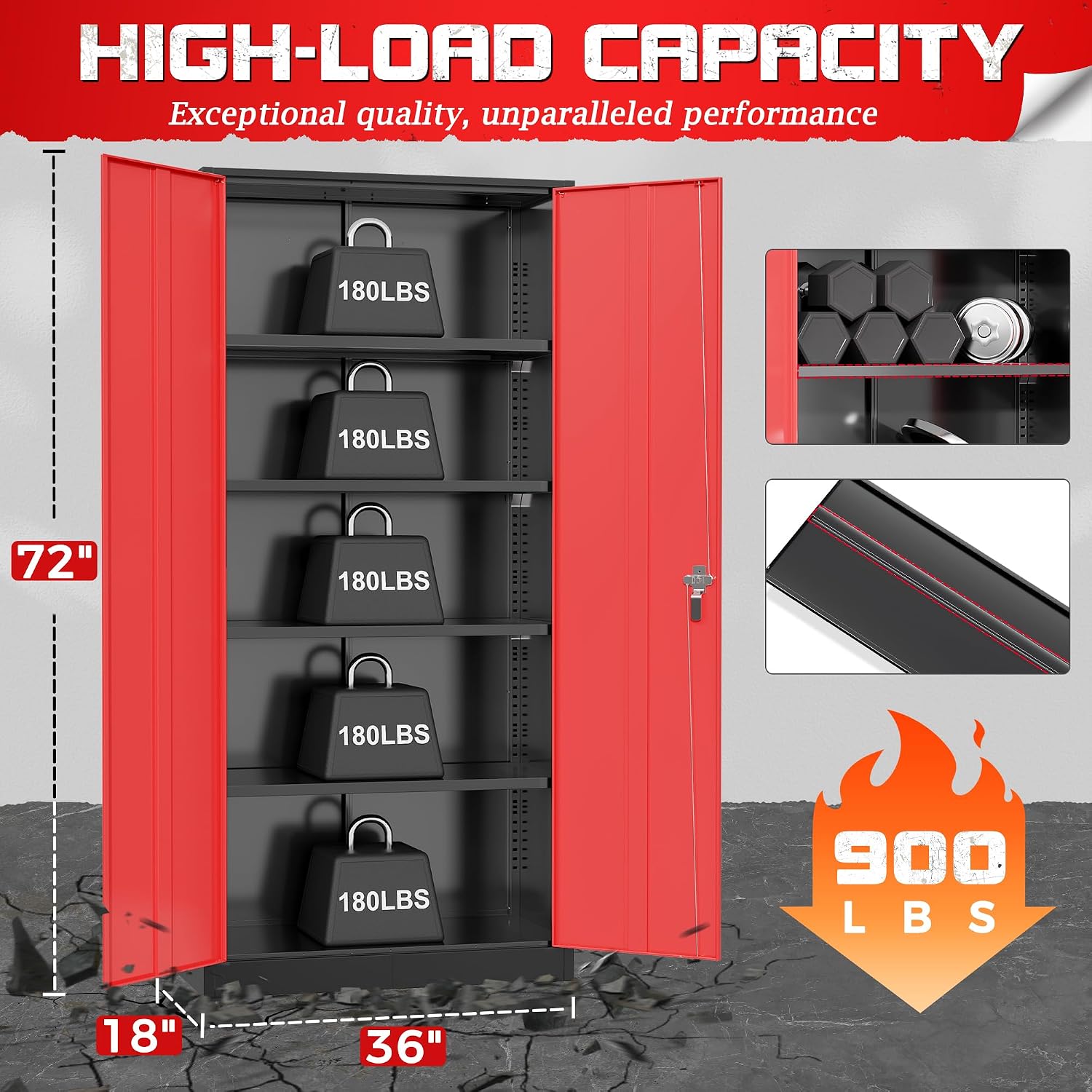 Heavy Duty Metal Garage Storag - Workshop Tools Cabinet recension och pris