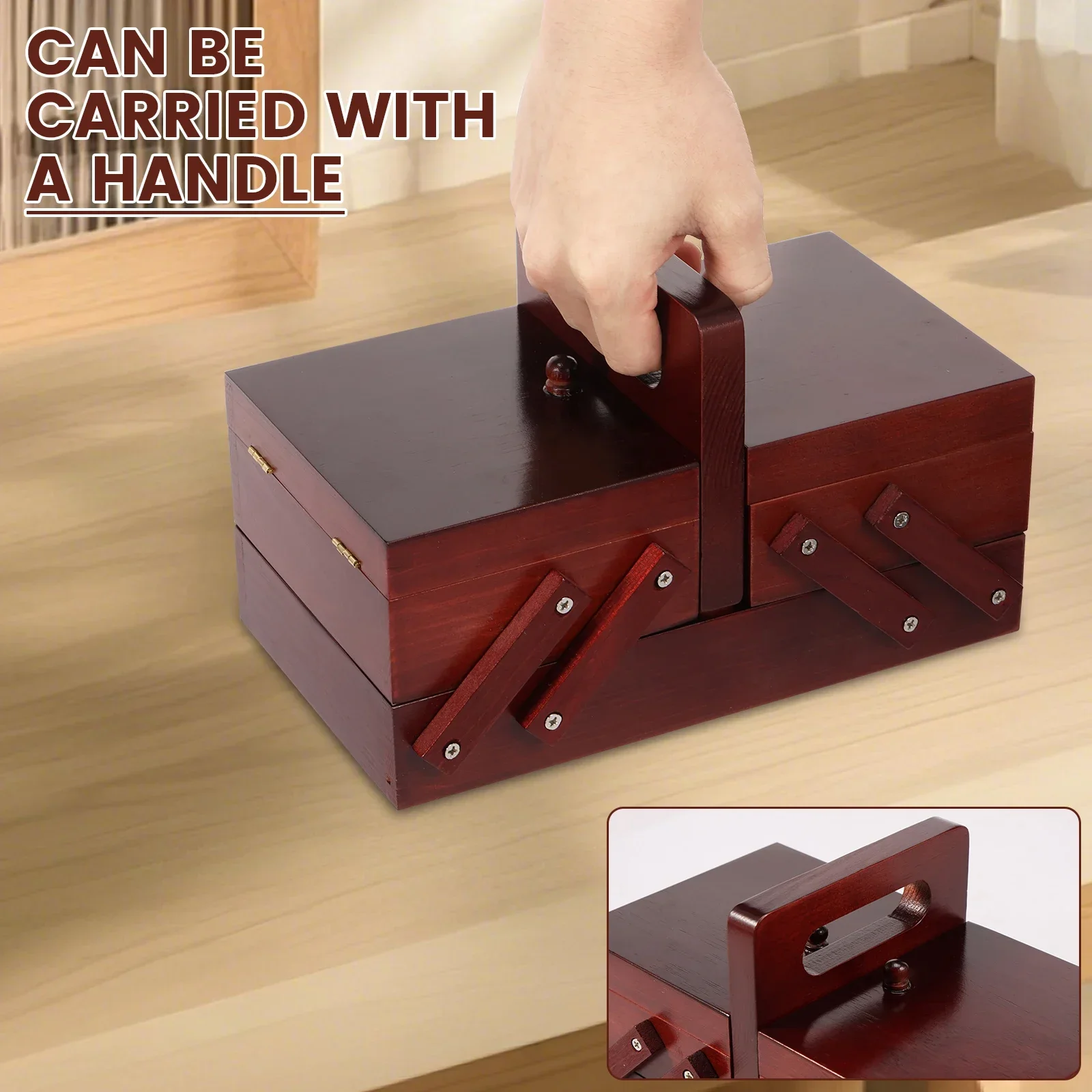 Expandable Sewing Thread Box W - Workshop Tools Cabinet recension och pris