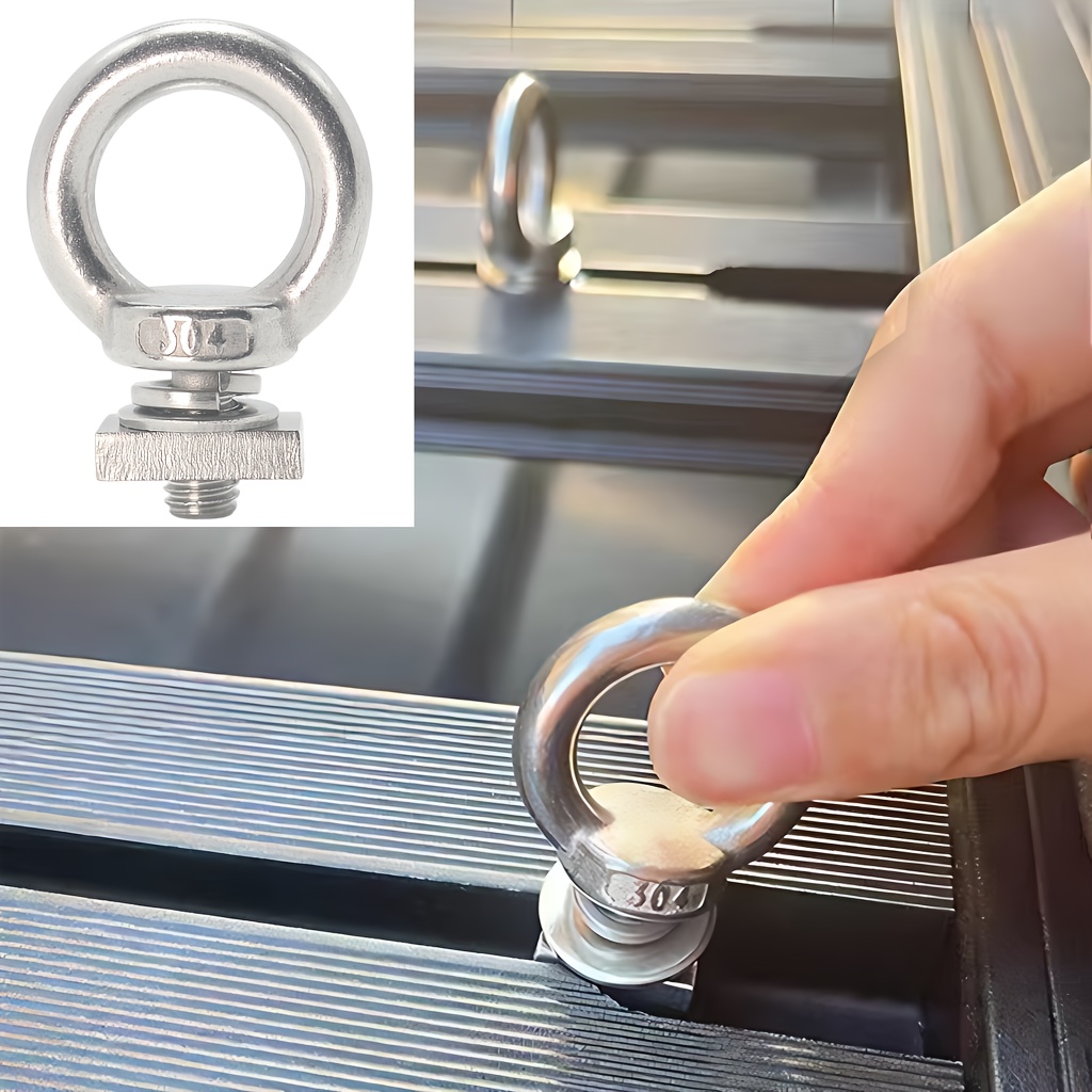 4pcs Stainless Steel M8 Eye Bo - Screw Organizer Kit recension och pris