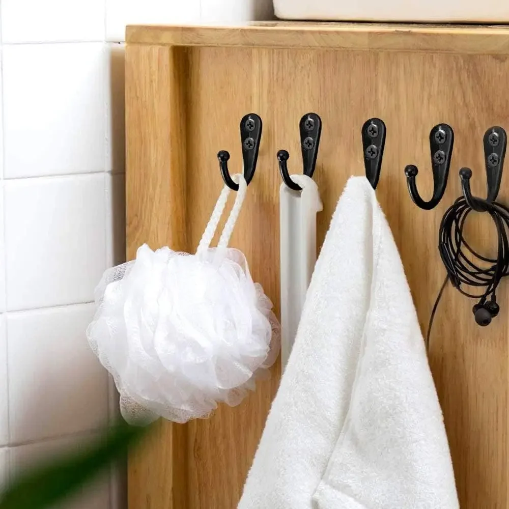 Black Heavy Duty Alloy Hooks w - Screw Organizer Kit recension och pris
